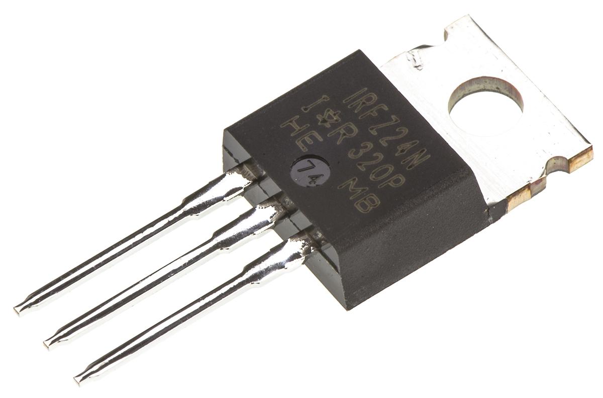 Produktfoto 1 von Infineon HEXFET IRFZ24NPBF N-Kanal, THT MOSFET 55 V / 17 A 45 W, 3-Pin TO-220AB