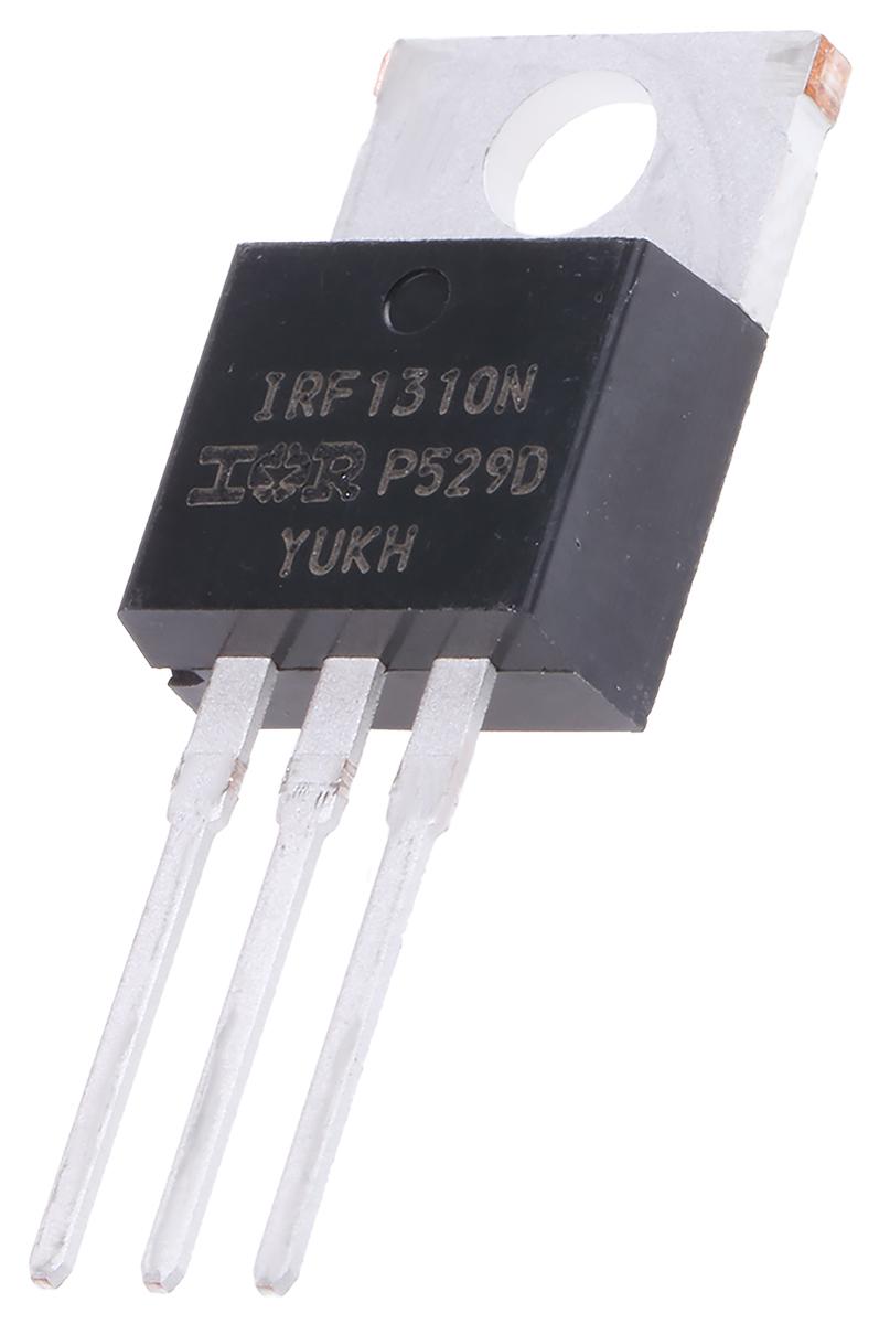 Produktfoto 1 von Infineon HEXFET IRF1310NPBF N-Kanal, THT MOSFET 100 V / 42 A 160 W, 3-Pin TO-220AB