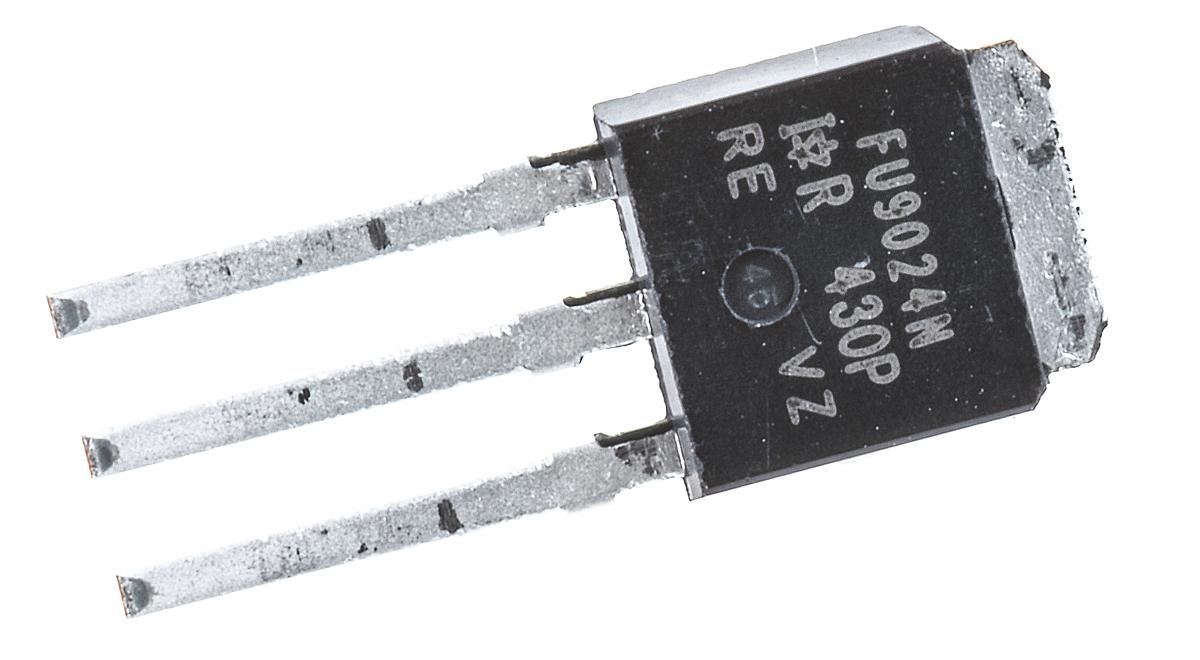 Produktfoto 1 von Infineon HEXFET IRFU9024NPBF P-Kanal, THT MOSFET 55 V / 11 A 38 W, 3-Pin IPAK (TO-251)