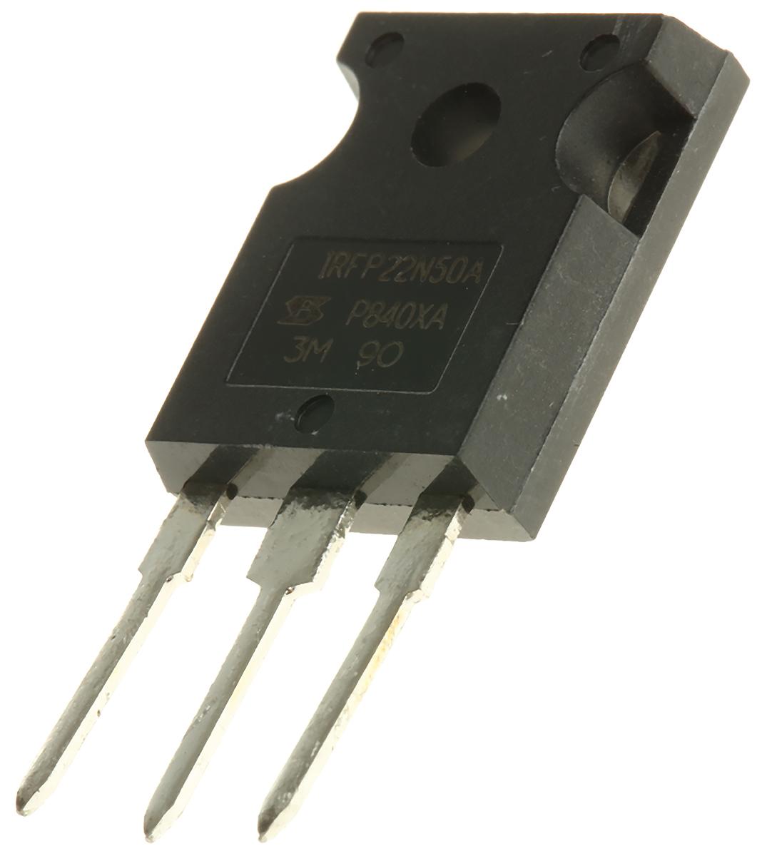 Produktfoto 1 von Vishay IRFP22N50APBF N-Kanal, THT MOSFET 500 V / 22 A 277 W, 3-Pin TO-247AC