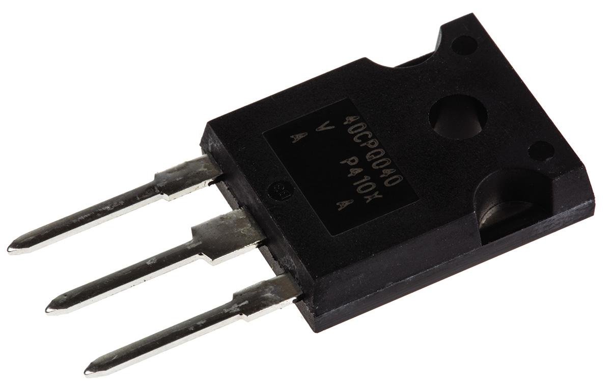 Produktfoto 1 von Vishay THT Schottky Diode Gemeinsame Kathode, 40V / 40A, 3-Pin TO-247AC