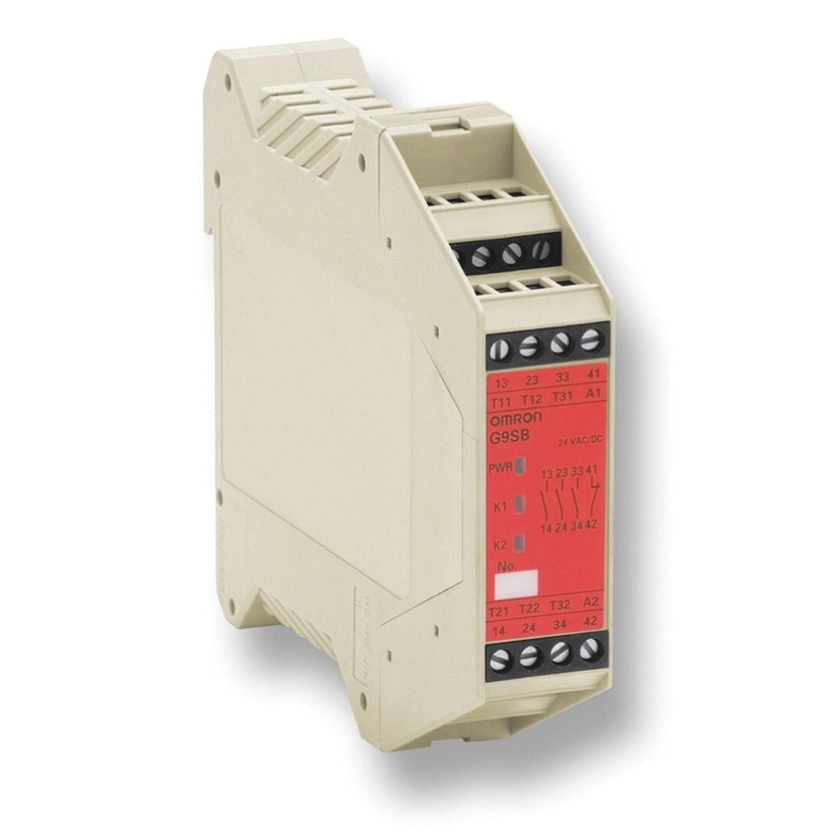 Omron G9SB Sicherheitsrelais, 24V ac/dc, 2-Kanal, 2 Sicherheitskontakte Not-Aus, 4 ISO 13849-1, Automatisch