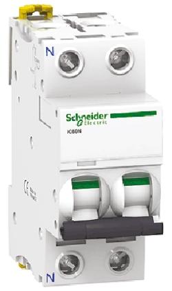 Schneider Electric iC60N MCB Leitungsschutzschalter Typ B, 2-polig 4A 440V, Abschaltvermögen 6 kA Acti 9