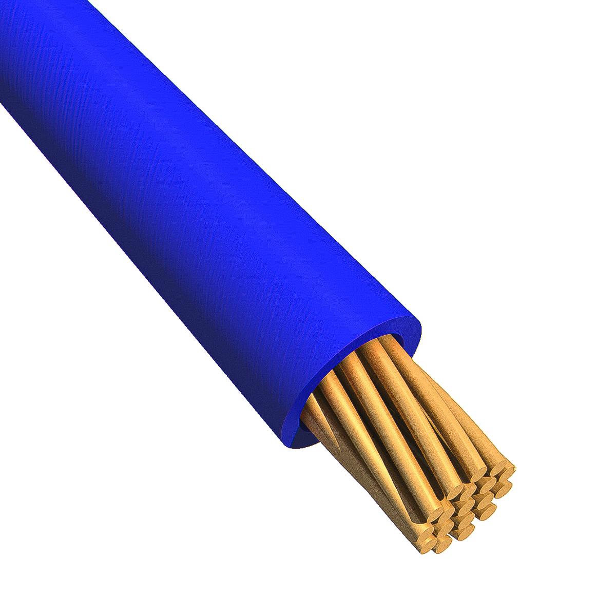 Alpha Wire Einzeladerleitung 0,13 mm², 26 AWG 305m Blau MPPE isoliert Ø 0.97mm 7/0.16 mm Litzen UL11028