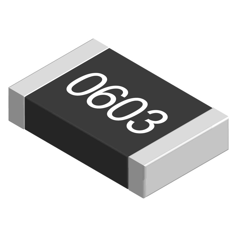 Vishay WSL Metallstreifen SMD-Widerstand 10mΩ ±1% / 0.1W ±75ppm/°C, 0603 (1608M) Gehäuse