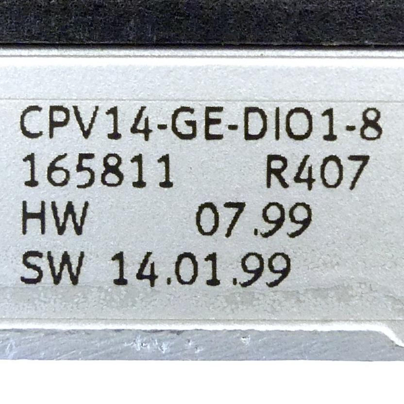 Produktfoto 2 von FESTO Elektrik-Anschaltung CPV14-GE-DI01-8