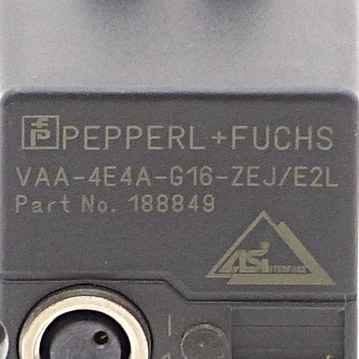 Produktfoto 2 von PEPPERL+FUCHS AS-Interface-Sensor-/Aktuatormodul VAA-4E4A-G16-ZEJ/E2L