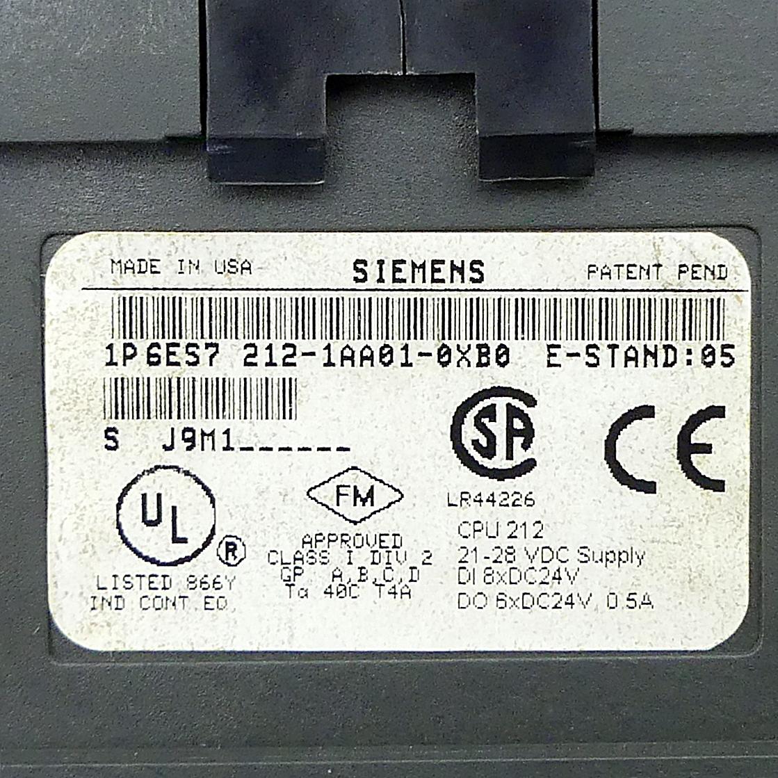 Produktfoto 2 von SIEMENS Kompaktgerät SIMATIC S7-200