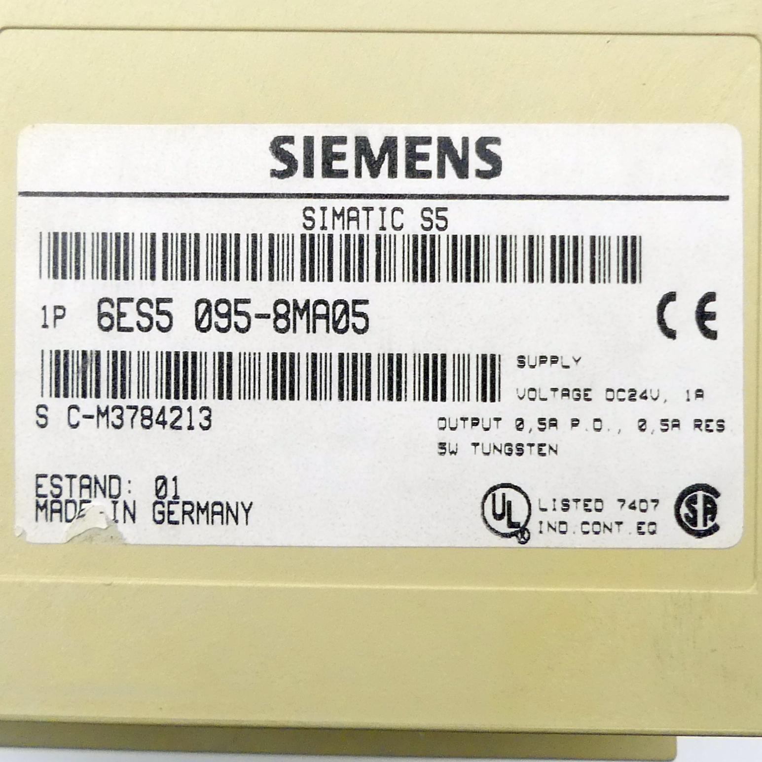 Produktfoto 2 von SIEMENS Simatic S5-95U Kompaktgerät