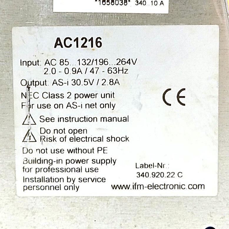 Produktfoto 2 von IFM AS-i Power Supply