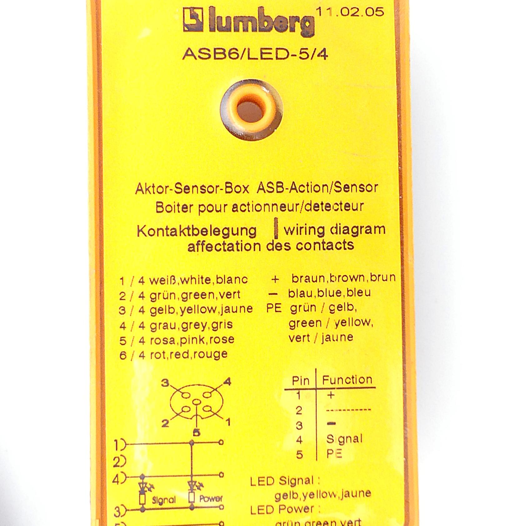 Produktfoto 2 von LUMBERG Sensor- Aktorbox