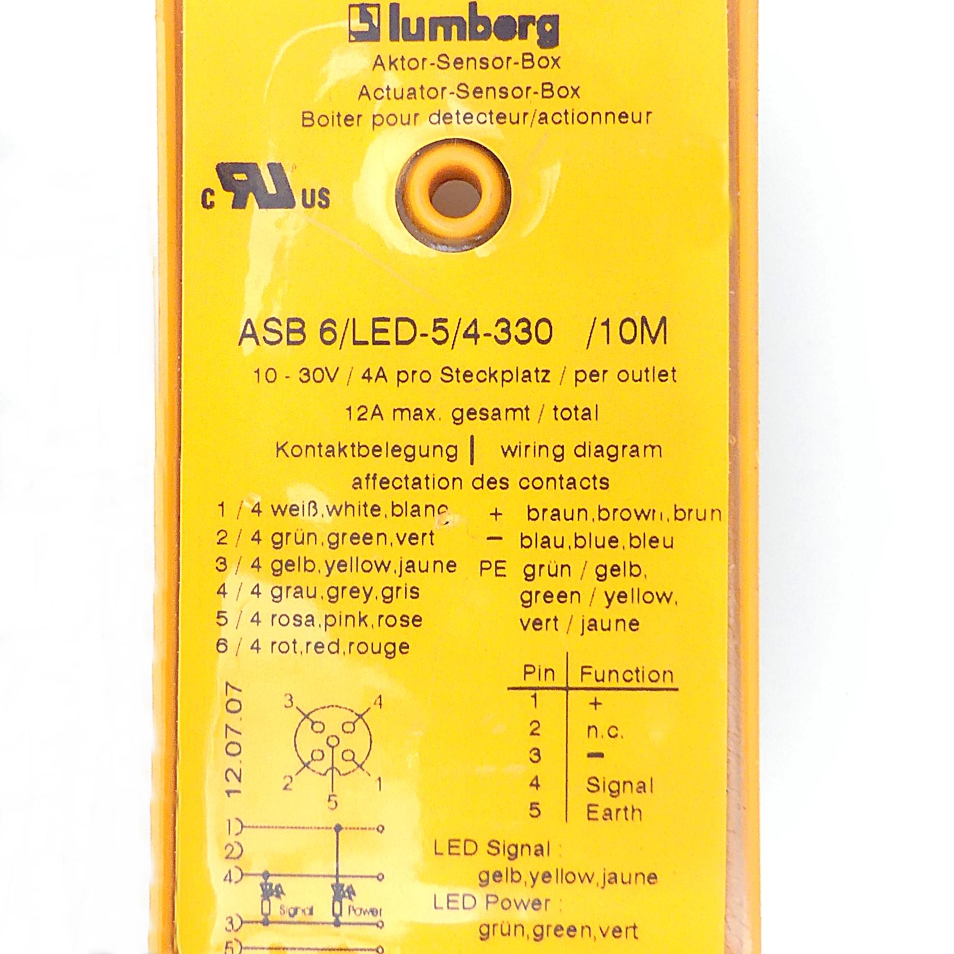 Produktfoto 2 von LUMBERG Sensor- Aktorbox