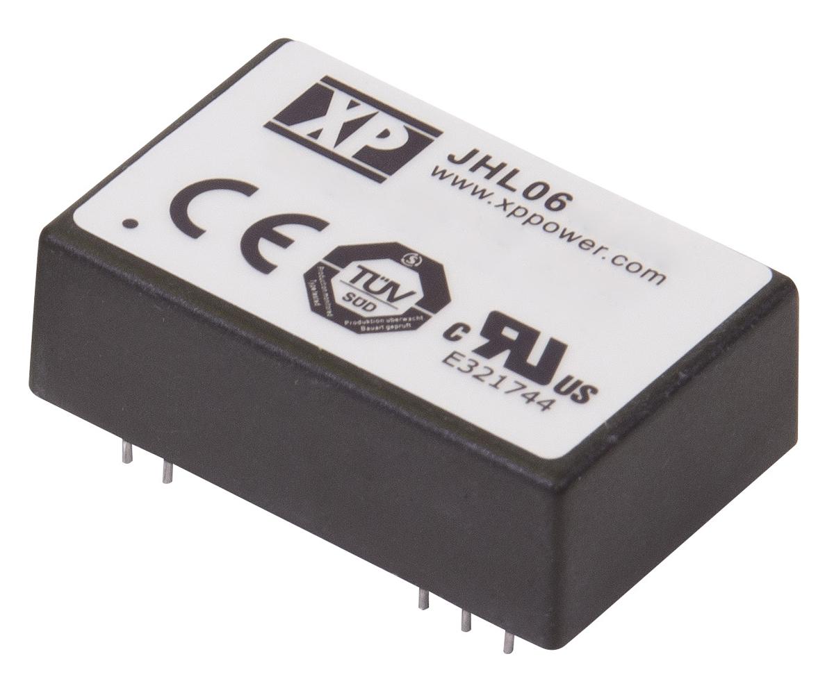 Produktfoto 1 von XP Power JHL06 DC/DC-Wandler 6W 24 V dc IN, 5V dc OUT / 1.2A 4kV ac isoliert