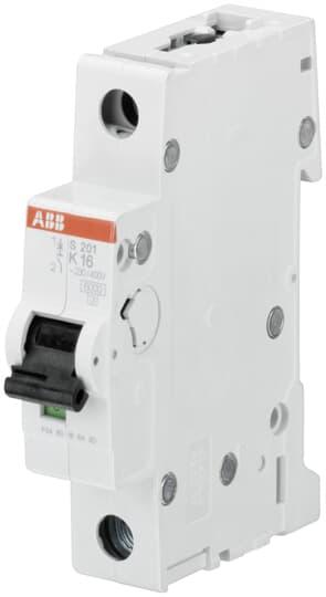 Produktfoto 1 von ABB S200 Leitungsschutzschalter Typ K, 1-polig 500mA System Pro M Compact DIN-Schienen-Montage