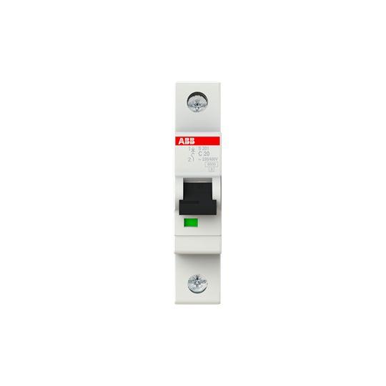 Produktfoto 1 von ABB S200 Leitungsschutzschalter Typ C, 1-polig 20A System Pro M Compact DIN-Schienen-Montage