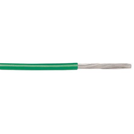 Produktfoto 1 von Alpha Wire Einzeladerleitung 2,1 mm², 14 AWG 30m Grün PVC isoliert Ø 3.51mm UL1015