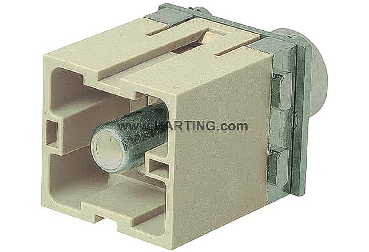 Produktfoto 1 von HARTING Han-Modular Robustes Power Steckverbinder-Modul, 1-polig 200A Stecker, Axialmodul Schrauben