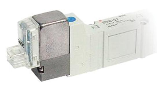 Produktfoto 1 von SMC SY Pneumatik-Magnetventil 24V dc, Elektromagnet-betätigt