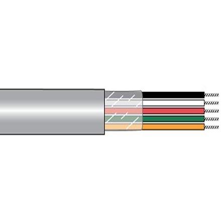 Produktfoto 1 von Alpha Wire M33406 Steuerkabel, 6-adrig x 0,5 mm2 Grau, 500ft, 20 AWG