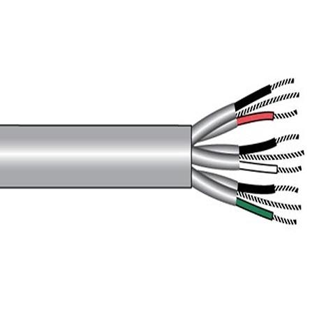 Produktfoto 1 von Alpha Wire 6052C Steuerkabel, 4-adrig x 0,75 mm² Grau, 1000ft, 18 AWG