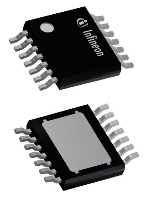 Produktfoto 1 von Infineon Power Switch IC Hochspannungsseite Hochspannungsseite 28 V max.