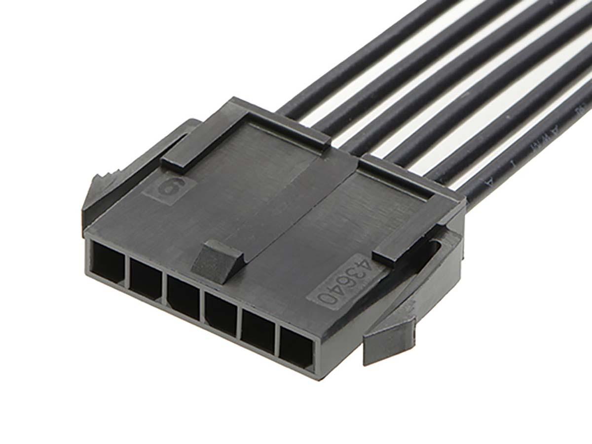 Produktfoto 1 von Molex Micro-Fit 3.0 Platinenstecker-Kabel 214751 Micro-Fit 3.0 / offenes Ende Buchse Raster 3mm, 150mm