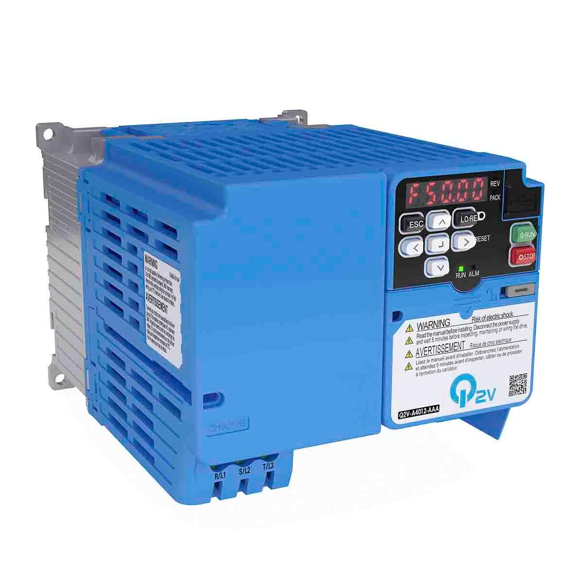 Omron Q2V, 3-Phasen Frequenzumrichter 0,37 kW, 400 V ac / 1,2 A 590Hz