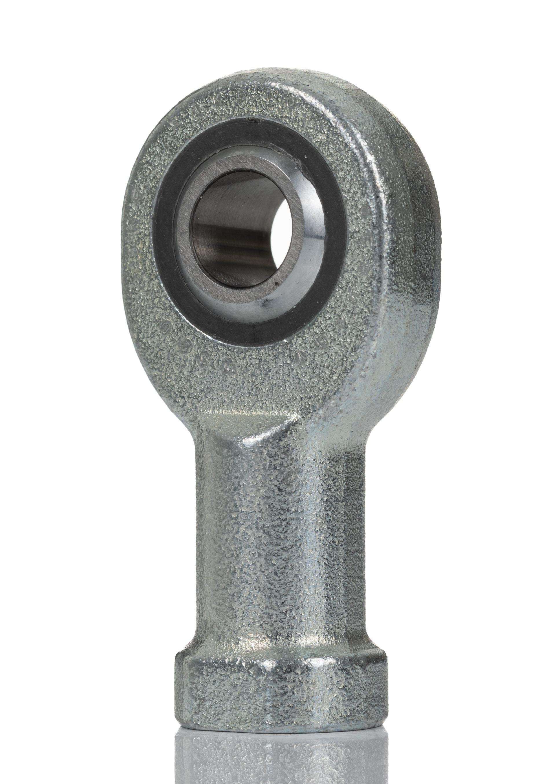 Produktfoto 1 von SKF 29mm Stahl Gelenkkopf, Wellen-Ø 10mm, Innengewinde M10 Buchse, Traglast bis 9.8kN