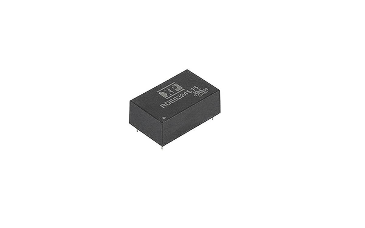 Produktfoto 1 von XP Power RDE03 DC/DC-Wandler 3W 72→ 110 V dc IN, ±15V dc OUT / ±100mA 3kV dc isoliert