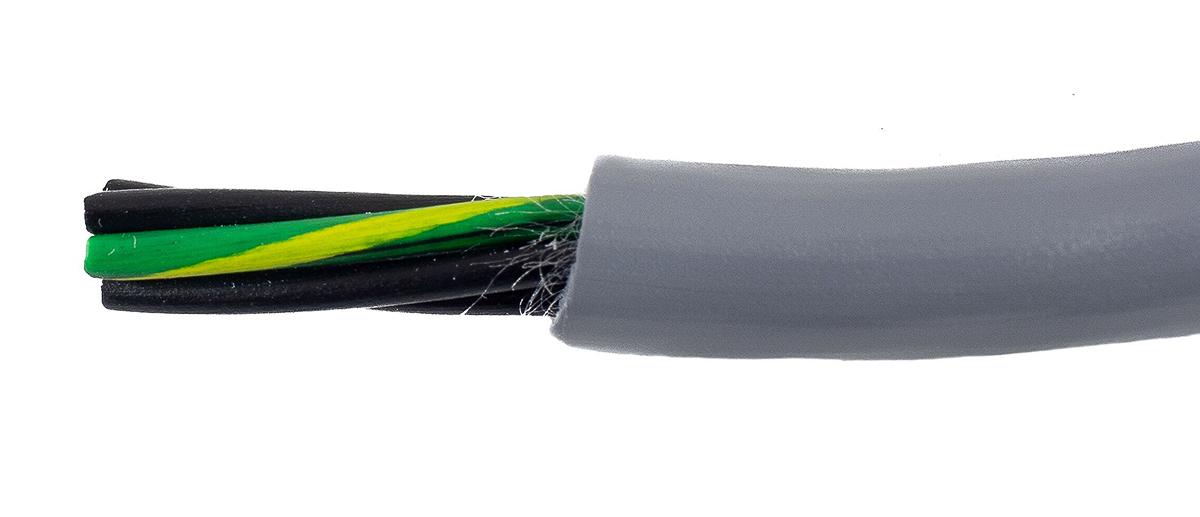 Produktfoto 1 von Alpha Wire EcoFlex PUR ECO Steuerkabel, 5-adrig x 0,78 mm² Grau, 30m, 18 AWG ungeschirmt