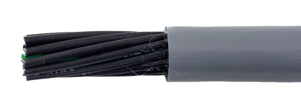 Produktfoto 1 von Alpha Wire EcoFlex PUR ECO Steuerkabel, 18-adrig x 0,78 mm² Grau, 30m, 18 AWG ungeschirmt