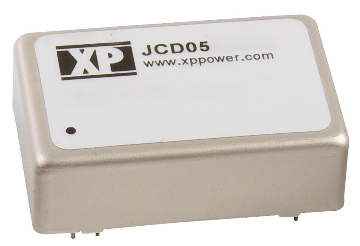 Produktfoto 1 von XP Power JCD DC/DC-Wandler 5W 24 V dc IN, ±5V dc OUT / ±500mA 1.6kV dc isoliert