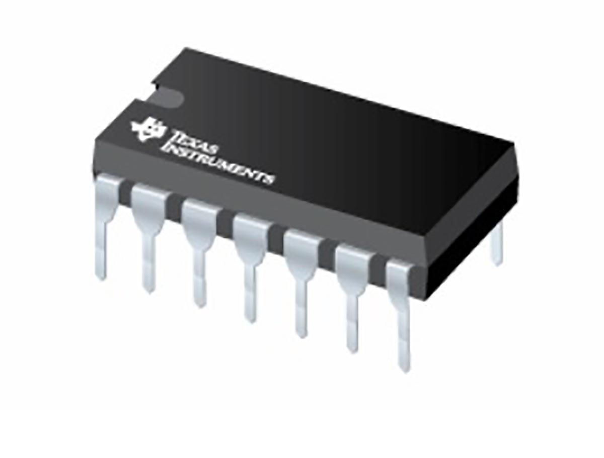 Texas Instruments Aktivfilter 2. Ordnung, PDIP 14-Pin