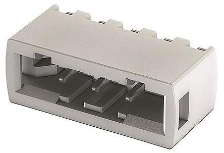 Harting Har-Flexicon Leiterplatten-Stiftleiste / Stecker Horizontal, für Durchsteckmontage, 2-polig / 1-reihig, Raster