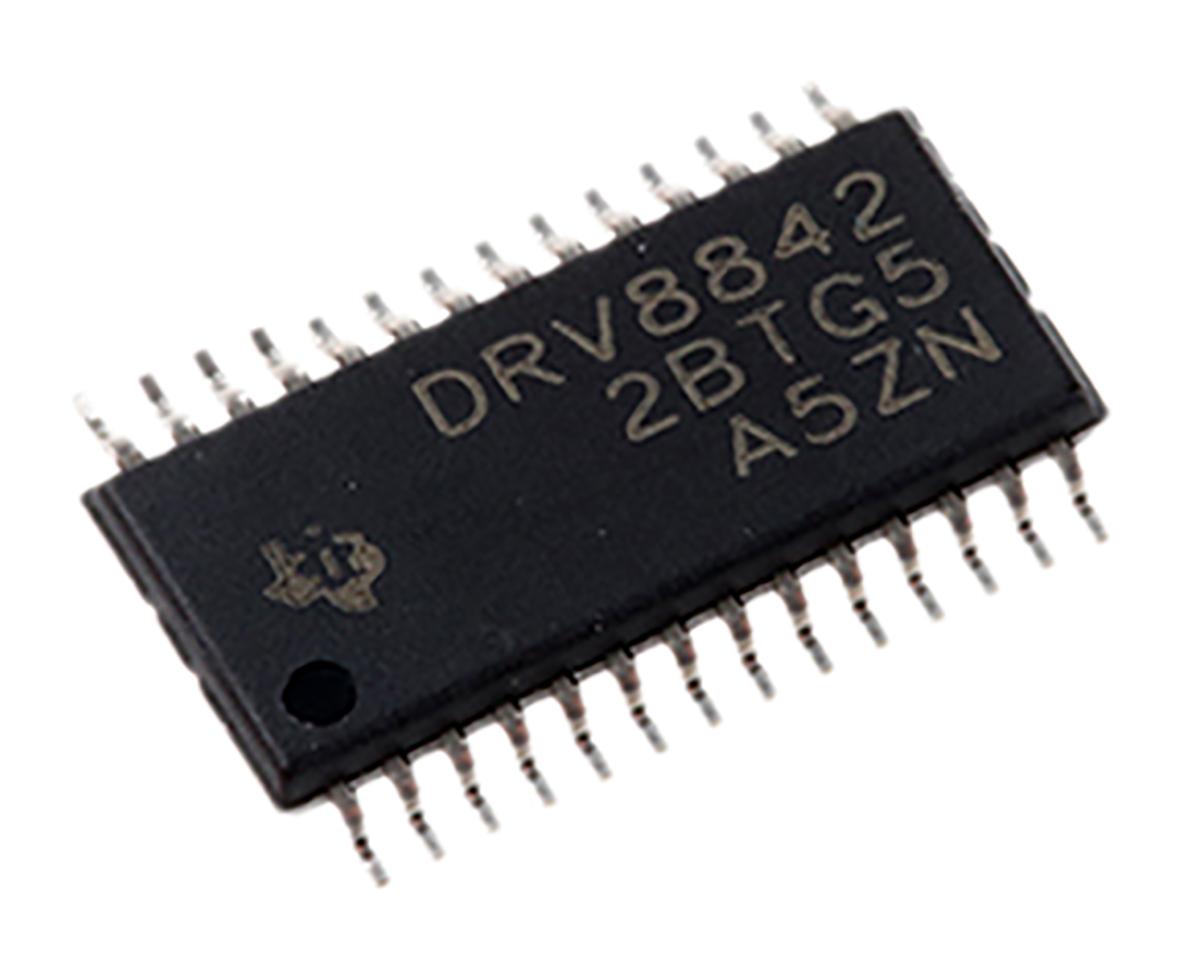 Produktfoto 1 von Texas Instruments Motor Driver IC, 3.5A, 50kHz, HTSSOP, 28-Pin, DC Bürstenmotor, Vollbrücke