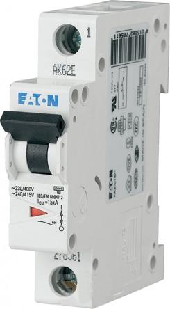 Eaton Eaton Moeller MCB Leitungsschutzschalter Typ C, 1-polig 500mA 240 → 415V, Abschaltvermögen 10 kA xEffect