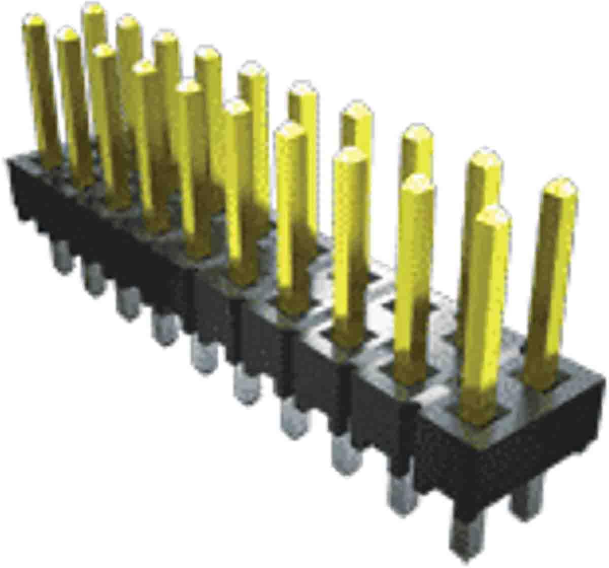 Samtec TSW Stiftleiste Gerade, 12-polig / 3-reihig, Raster 2.54mm, Nicht ummantelt