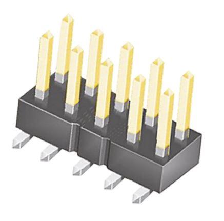 Samtec TSM Stiftleiste Gerade, 26-polig / 2-reihig, Raster 2.54mm, Platine-Platine, Lötanschluss-Anschluss, 4.0A, Nicht