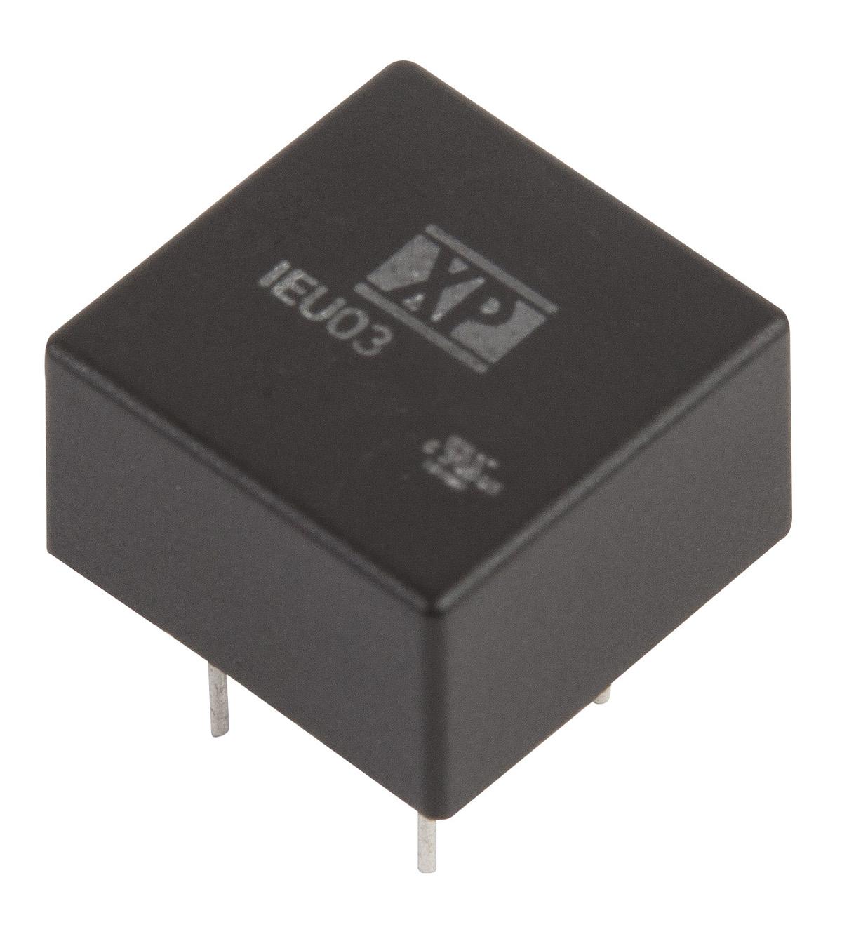 XP Power IEU03 DC/DC-Wandler 3W 48 V dc IN, ±15V dc OUT / ±100mA 1.5kV dc isoliert