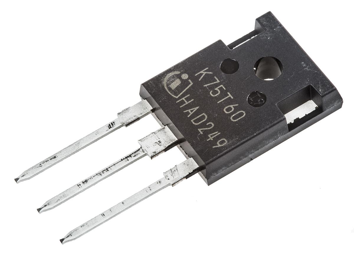 Produktfoto 1 von Infineon IGBT / 80 A ±20V max., 600 V 428 W, 3-Pin TO-247