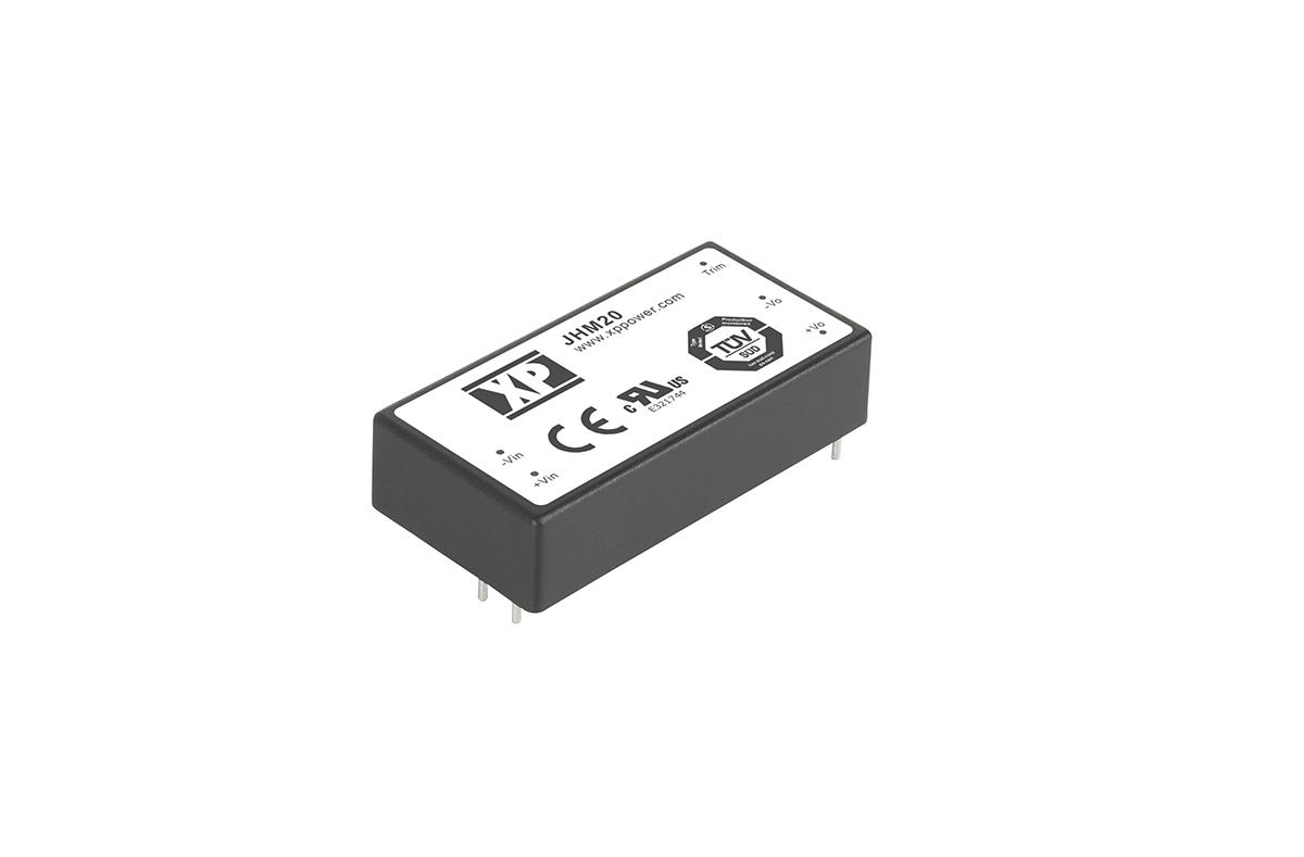 Produktfoto 1 von XP Power JHM20 DC/DC-Wandler 20W 12 V dc IN, ±12V dc OUT / ±835mA 4kV dc isoliert