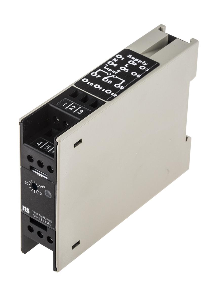 Produktfoto 1 von RS PRO Signalwandler, Auslöserverstärker 230V ac, Strom, Spannung 0 → 10 mA, -250 → +250V dc EIN / Relais