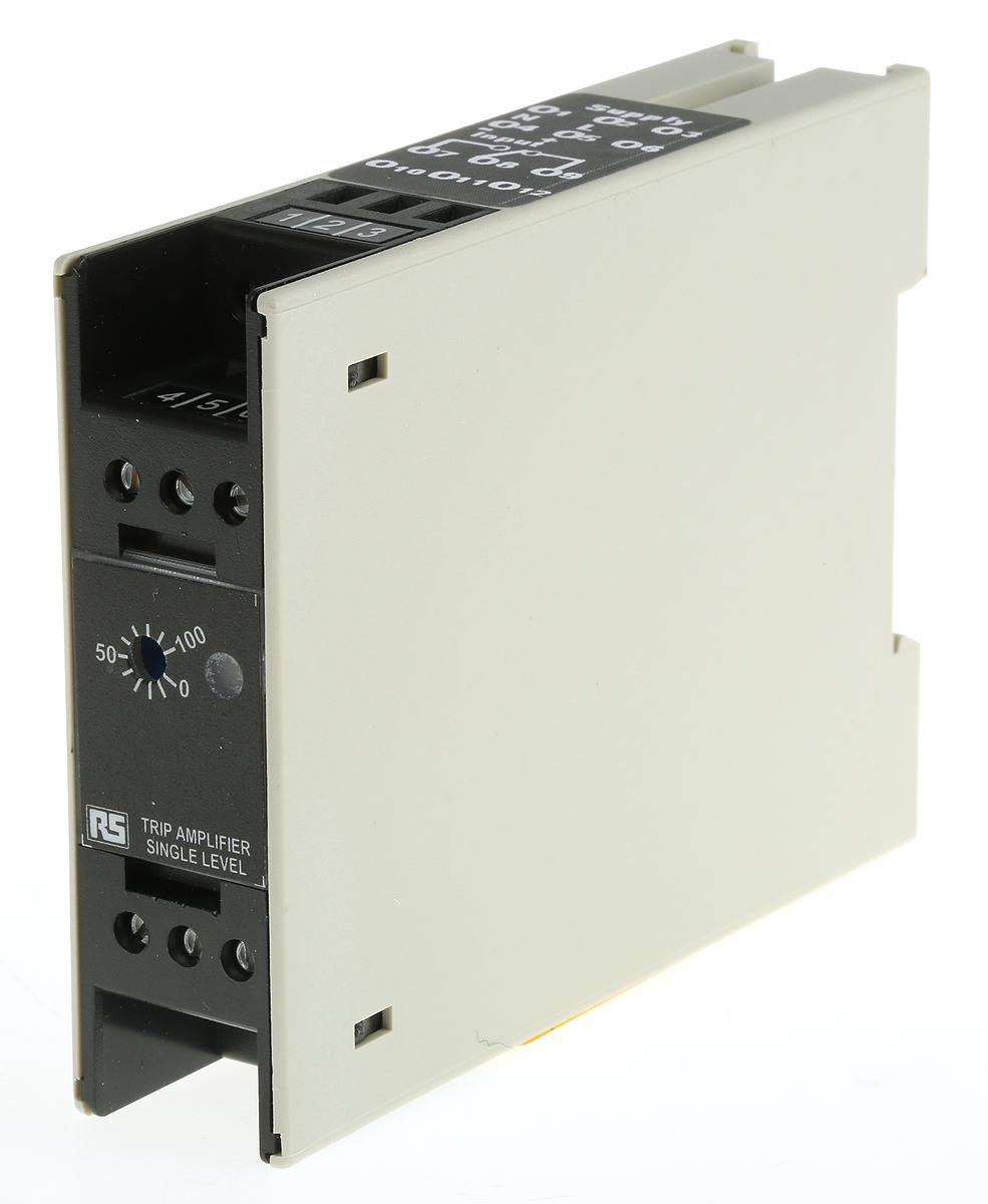 Produktfoto 1 von RS PRO Signalwandler, Auslöserverstärker 115V ac, Strom 4 → 20mA EIN / Relais DIN-Schiene