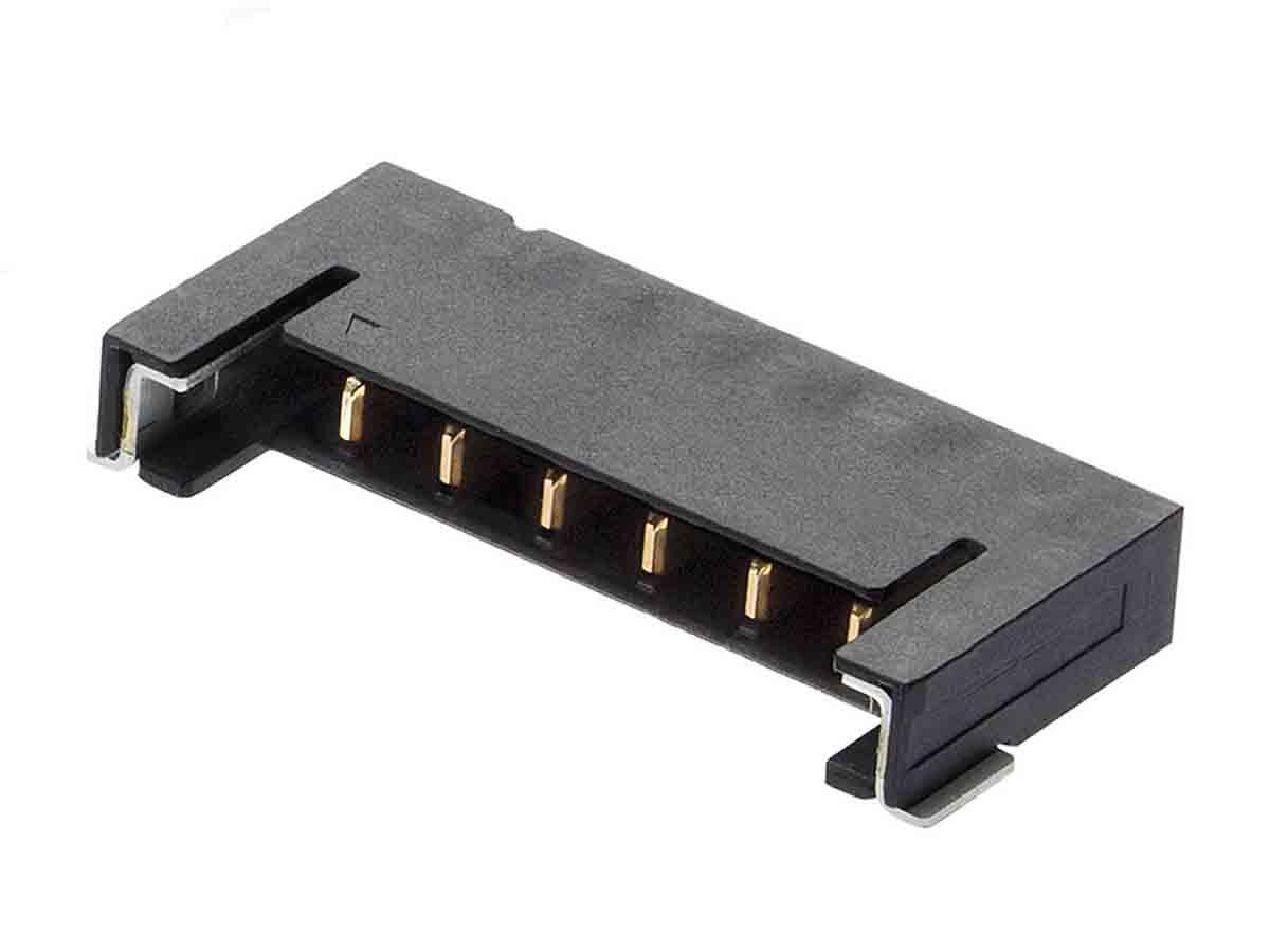 Produktfoto 1 von Molex Pico-Lock Leiterplatten-Stiftleiste gewinkelt, 6-polig / 1-reihig, Raster 2.0mm, Ummantelt