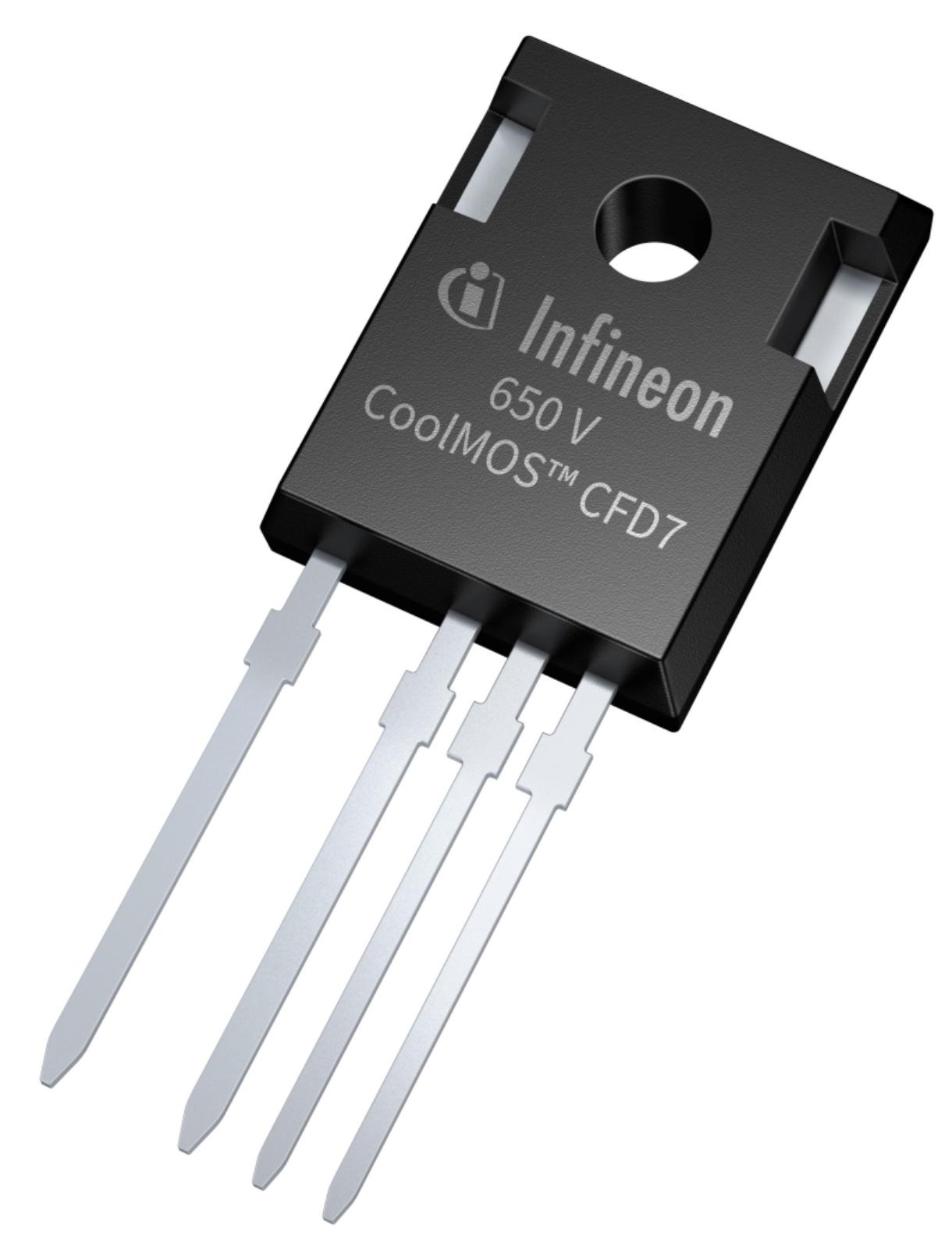 Produktfoto 1 von Infineon CoolMOS IPZA65R018CFD7XKSA1 N-Kanal, THT MOSFET 700 V / 106 A, 4-Pin TO-247-4