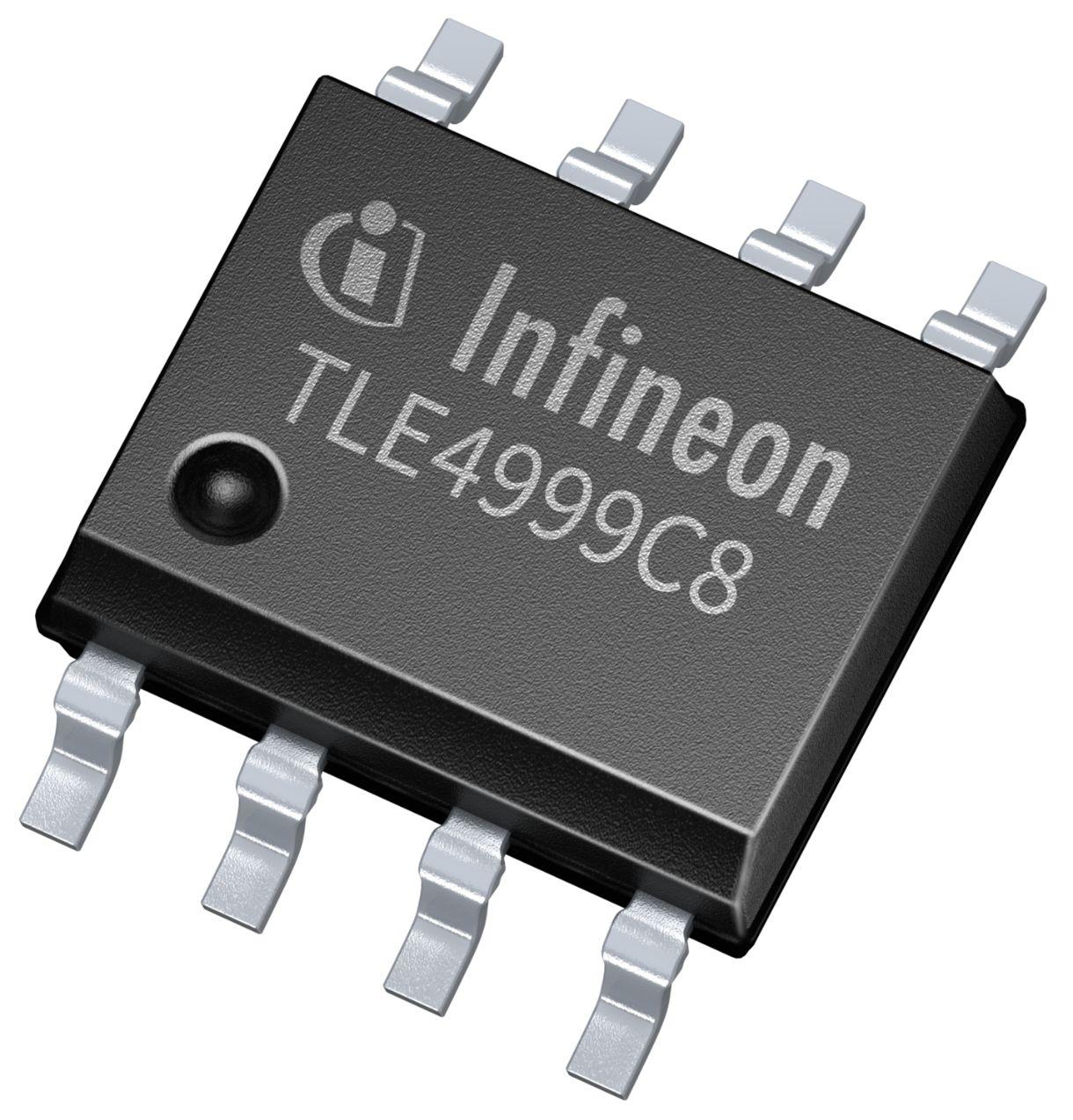 Produktfoto 1 von Infineon Hall-Effekt-Sensor SMD TDSO 8-Pin