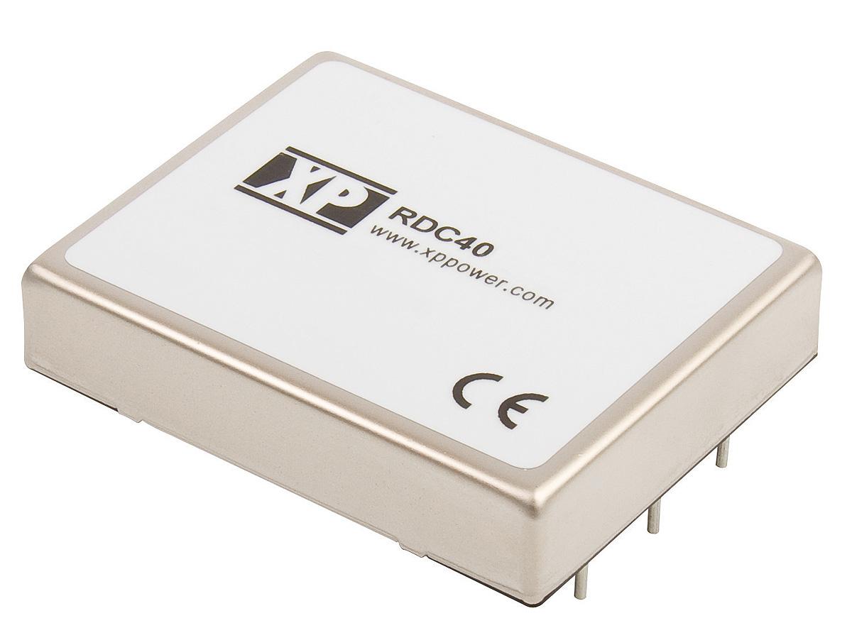 Produktfoto 1 von XP Power RDC40 DC/DC-Wandler 40W 110 V dc IN, 12V dc OUT / 3.35A 1.5kV ac isoliert