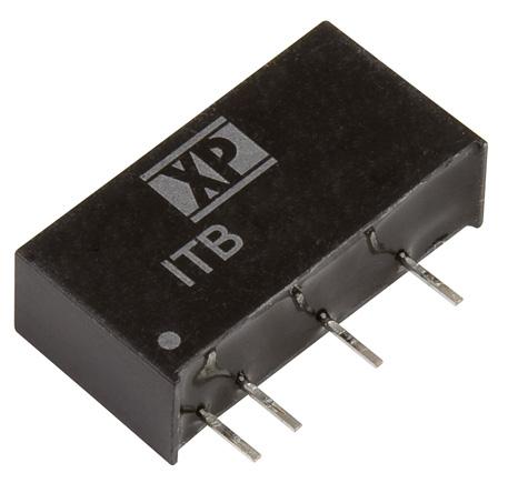 Produktfoto 1 von XP Power ITB DC/DC-Wandler 1W 5 V dc IN, 12V dc OUT / 83.3mA 1.5kV dc isoliert