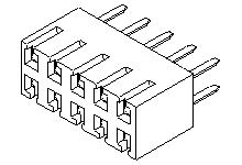 Produktfoto 1 von Molex Leiterplattenbuchse Gerade 40-polig / 2-reihig, Raster 2.54mm