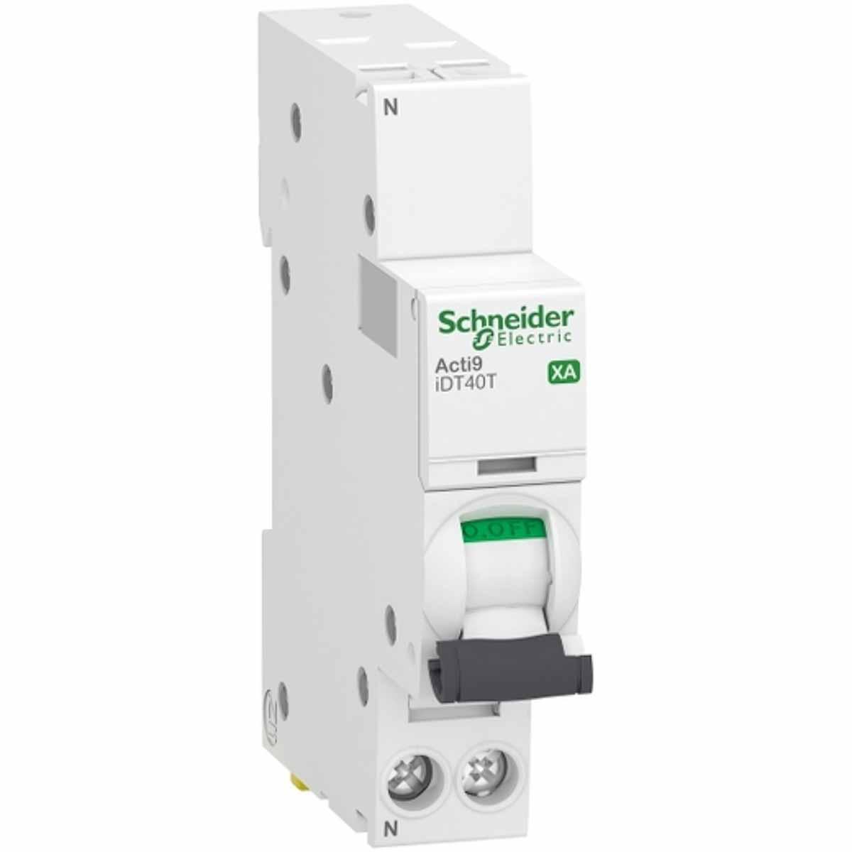 Schneider Electric Haushalts-MCB Leitungsschutzschalter Typ C, 1-polig 20A 230V, Abschaltvermögen 7,5 kA Acti 9